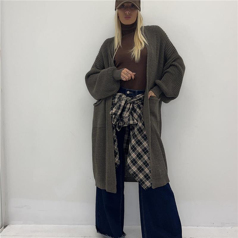 cardigan lungo senza bottoni sublime